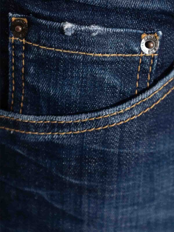 The Best Shops DSQUARED2: Jeans évasés - Jean Bootcut - Bleu