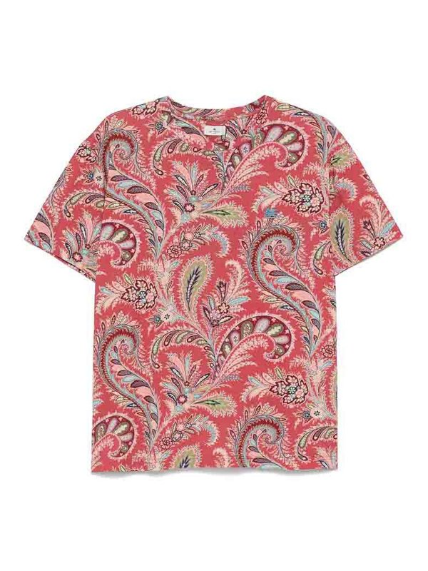 ETRO: Camisetas - Camiseta - Color Carne Y Neutral