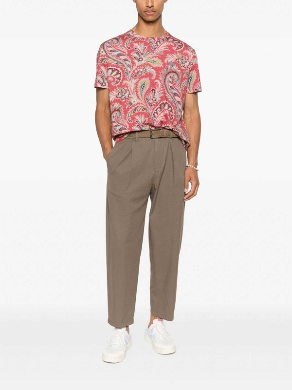 ETRO: Camisetas online - Camiseta - Color Carne Y Neutral