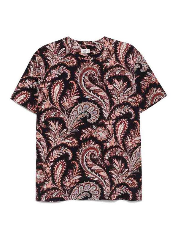 ETRO: T-shirts - T-Shirt - Blau