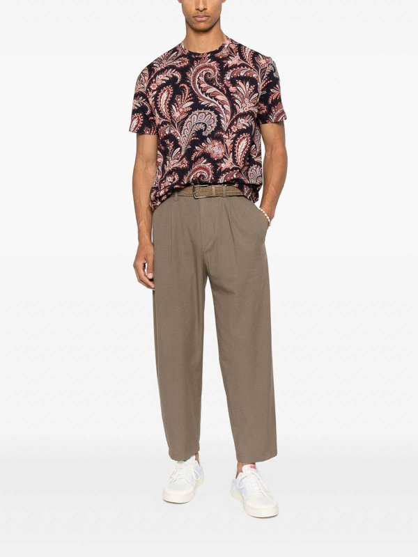 ETRO: T-shirts online - T-Shirt - Blau