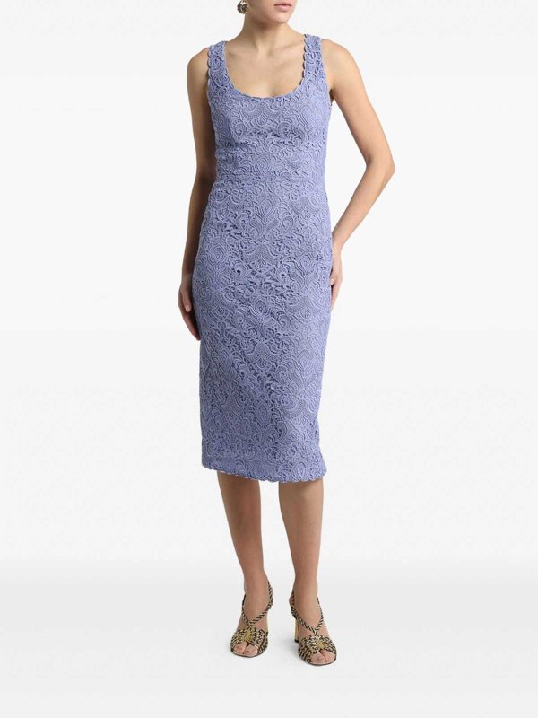 The Best Shops ETRO: ニーレングスドレス - 膝丈ドレス - 紫