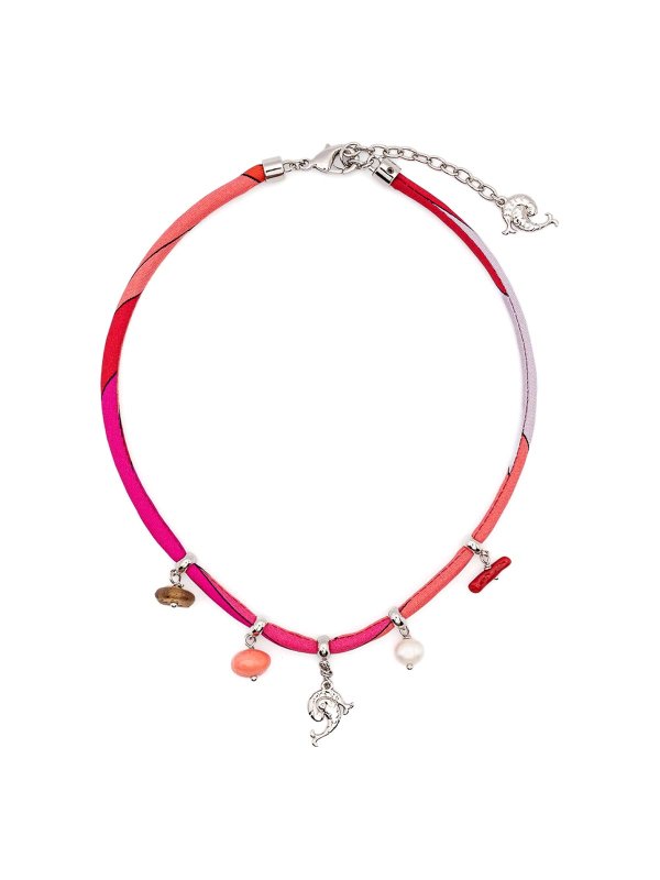 EMILIO PUCCI: Collier - Colliers - Argent