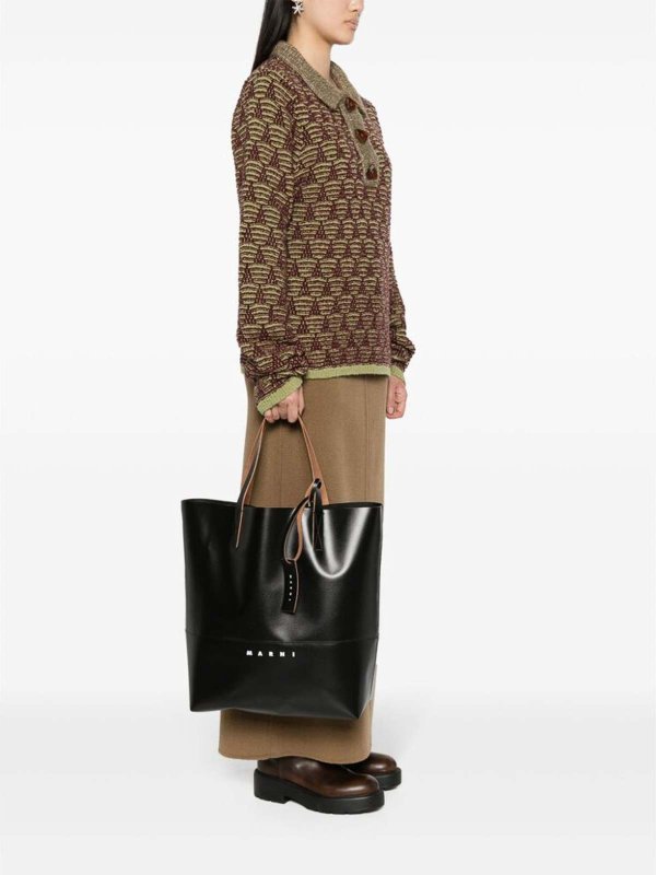 The Best Shops Marni: Bolsas bandoleras - Bolsa Bandolera - Negro