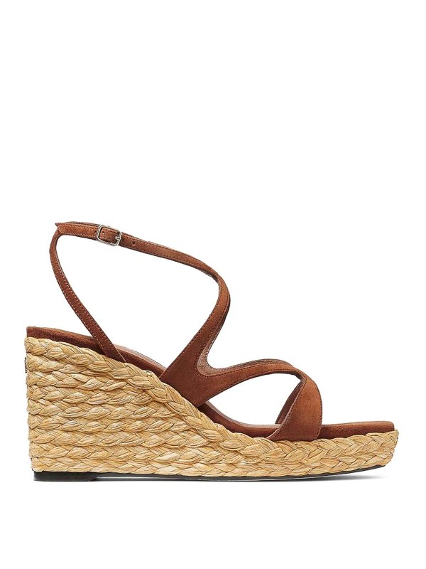 JIMMY CHOO: サンダル - サンダル - ブラウン