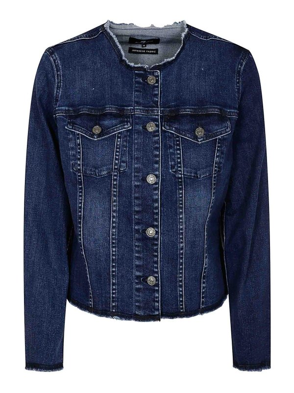 7 FOR ALL MANKIND: casual jackets - Vicky Jacket Soho Dark