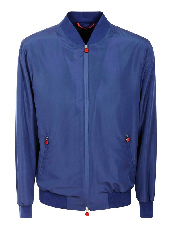 KITON: カジュアルジャケット - カジュアルジャケット - ブルー