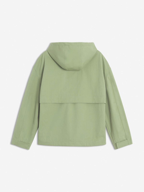 MAISON KITSUNÉ: casual jackets online - Hooded Popover Jacket