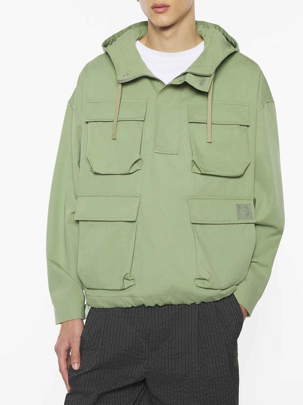 Hooded Popover Jacket shop online: MAISON KITSUNÉ