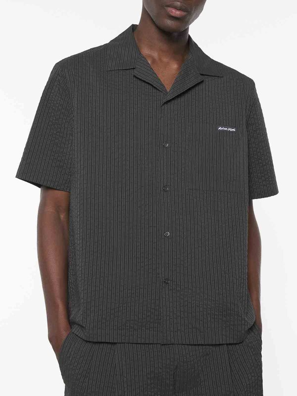 シャツ - 緑 shop online: MAISON KITSUNÉ