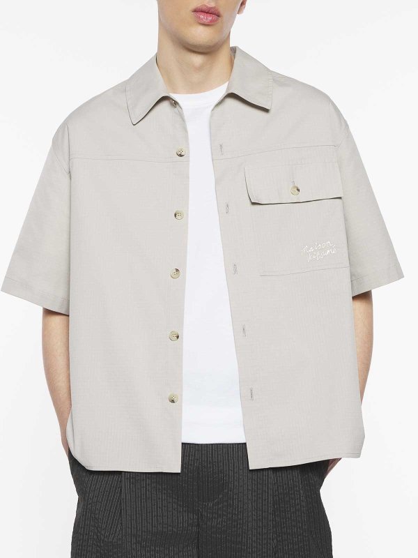 The Best Shops MAISON KITSUNÉ: シャツ - シャツ - 黒