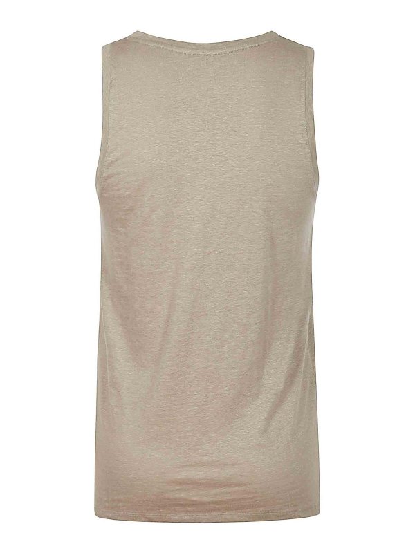 Majestic Filatures: Tops y camisetas sin mangas online - Top - Beis