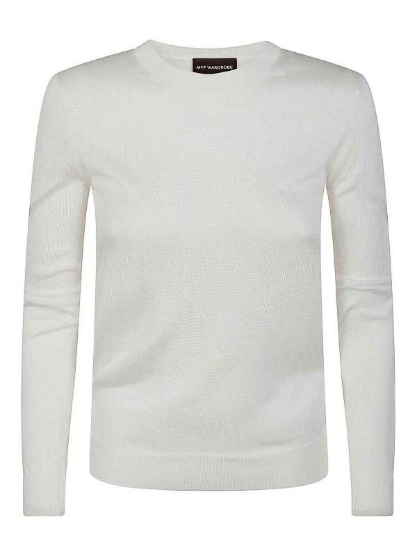 MVP WARDROBE: maglia collo a barchetta - Girocollo