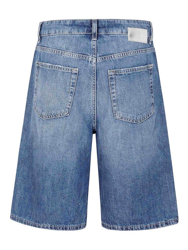 PT TORINO: トラウザーショーツ online - ショートパンツ - ミディアムウォッシュ