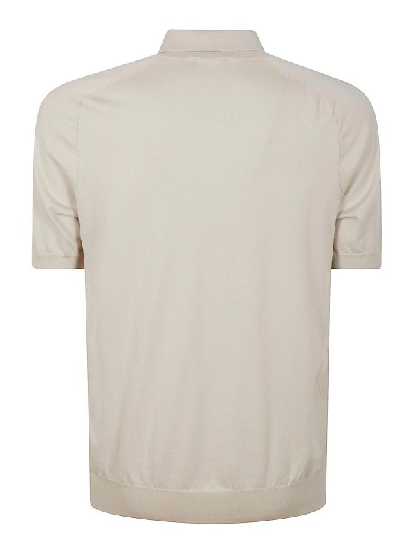 ROBERTO COLLINA: ポロシャツ online - ポロシャツ - ベージュ