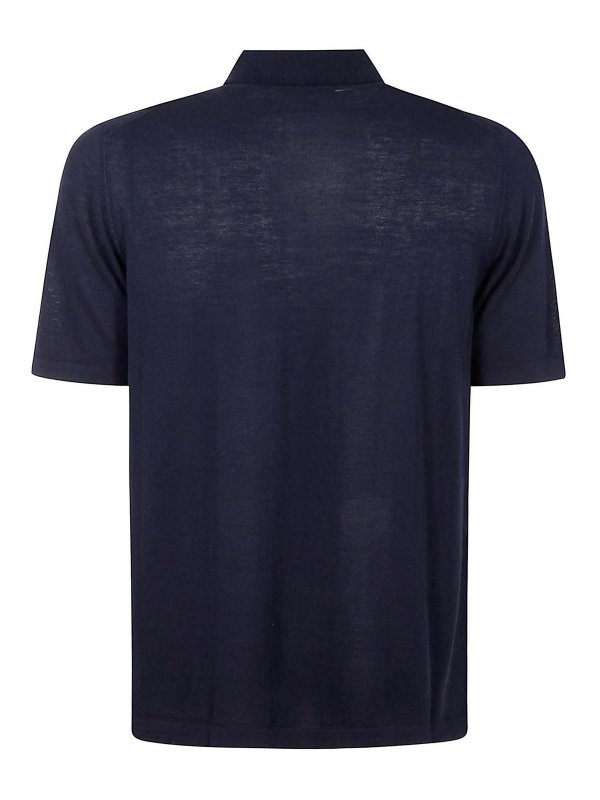 ROBERTO COLLINA: ポロシャツ online - ポロシャツ - ダークブルー