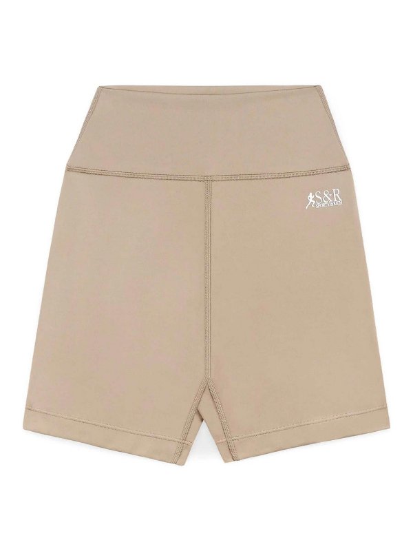 SPORTY & RICH: Trousers Shorts - Sr Runner Biker Short