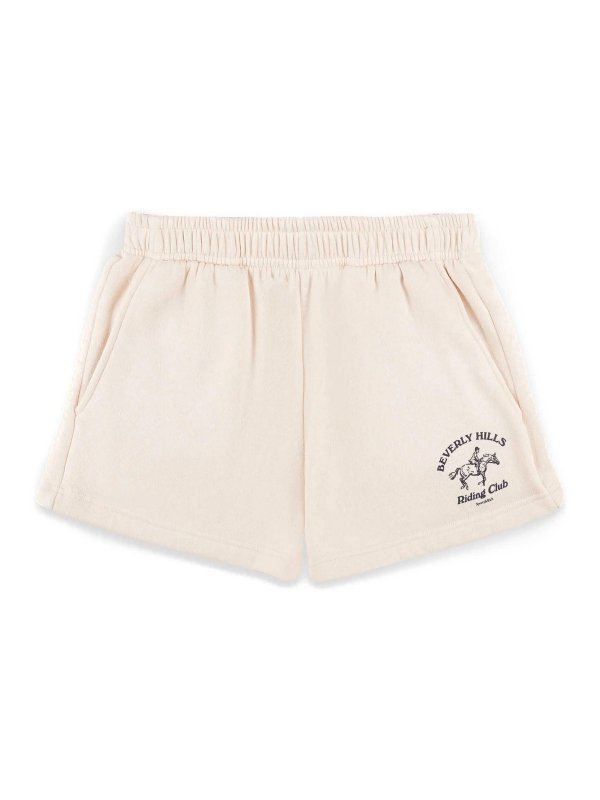 SPORTY & RICH: Shorts - Short - Crème
