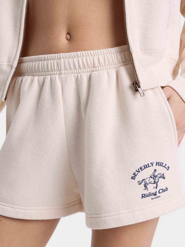 The Best Shops SPORTY & RICH: Shorts - Short - Crème