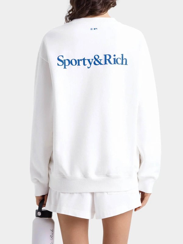 SPORTY & RICH buy online Pull Col Rond - Blanc
