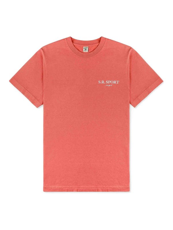 SPORTY & RICH: T-shirts - T-Shirt - Rose