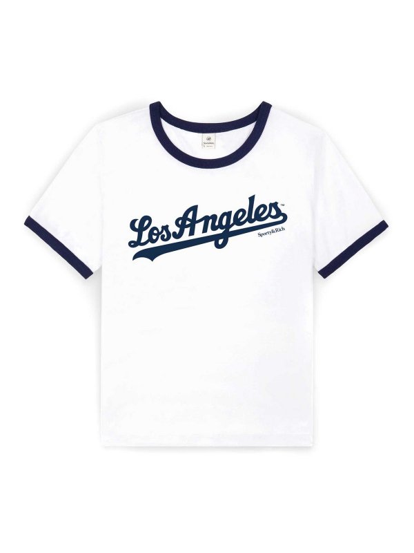 SPORTY & RICH: t-shirts - Dodgers Ringer Tee
