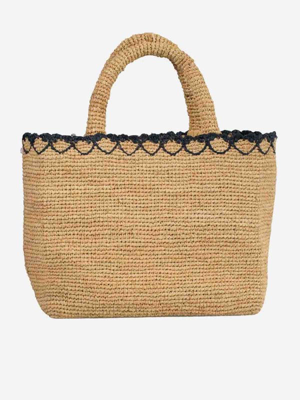 The Best Shops MC2 SAINT BARTH: borse a tracolla - Borsa Raffia Beach Mid