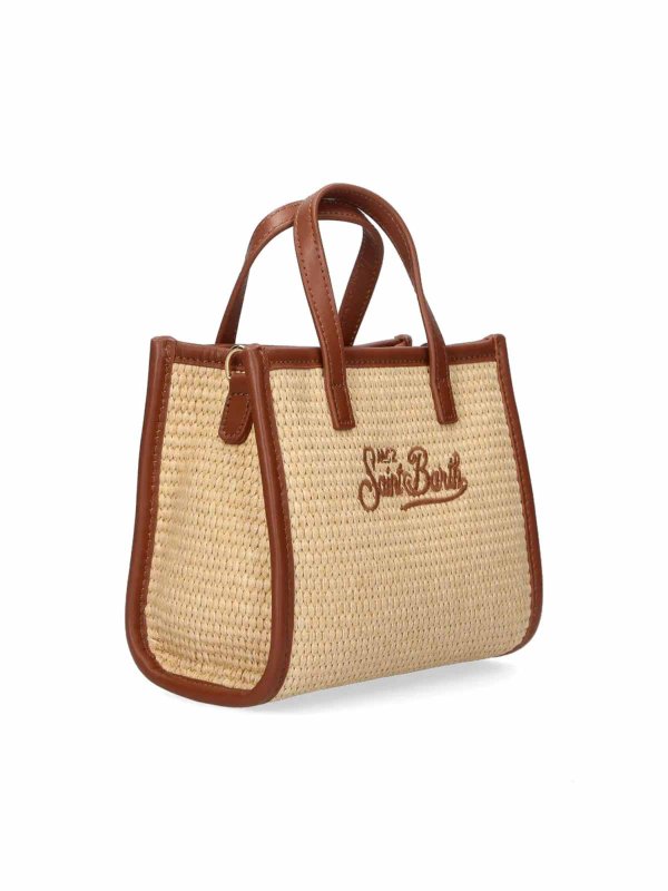 The Best Shops MC2 SAINT BARTH: cross body bags - Vivian Mini Straw bag