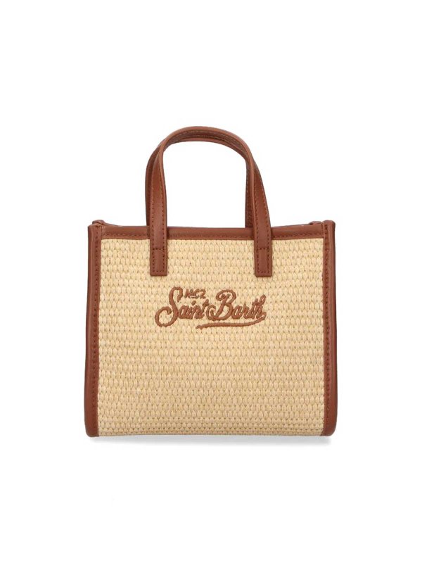 Vivian Mini Straw bag shop online: MC2 SAINT BARTH