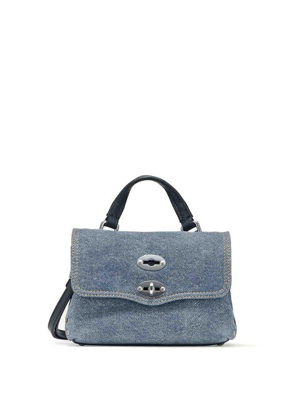 ZANELLATO: トートバッグ - トートバッグ - ブルー