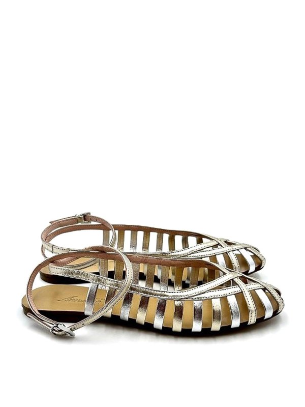 Anna F.: サンダル - サンダル - ホワイトゴールド