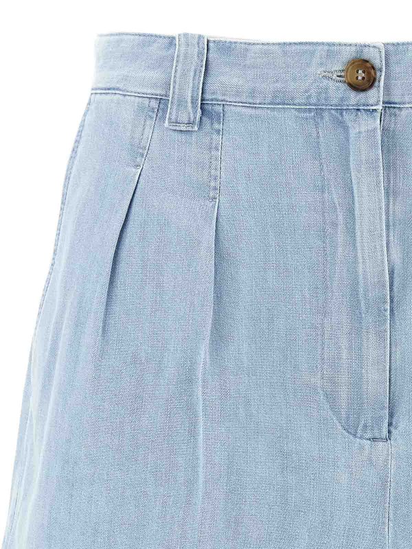 The Best Shops A.P.C.: トラウザーショーツ - ショートパンツ - ライトブルー