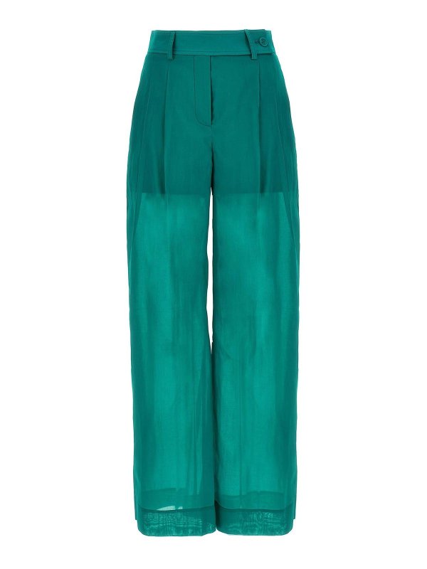 ALBERTA FERRETTI: トラウザーショーツ - ショートパンツ - 緑