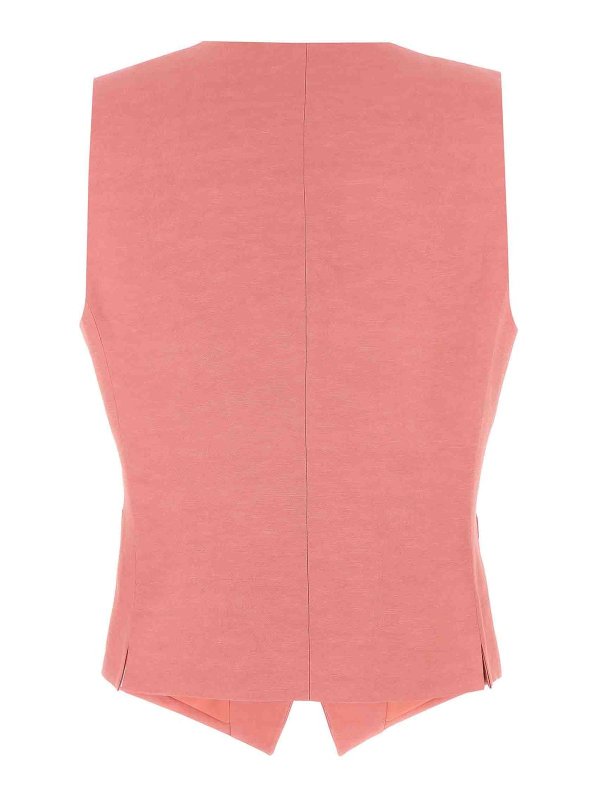 ALBERTO BIANI: vests online - Linen Viscose Vest