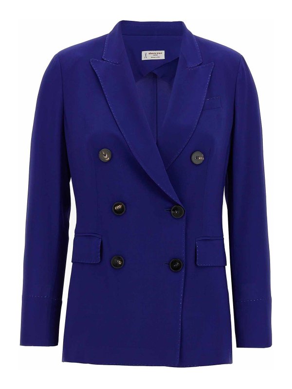 ALBERTO BIANI: ブレザー - ブレザー - ブルー