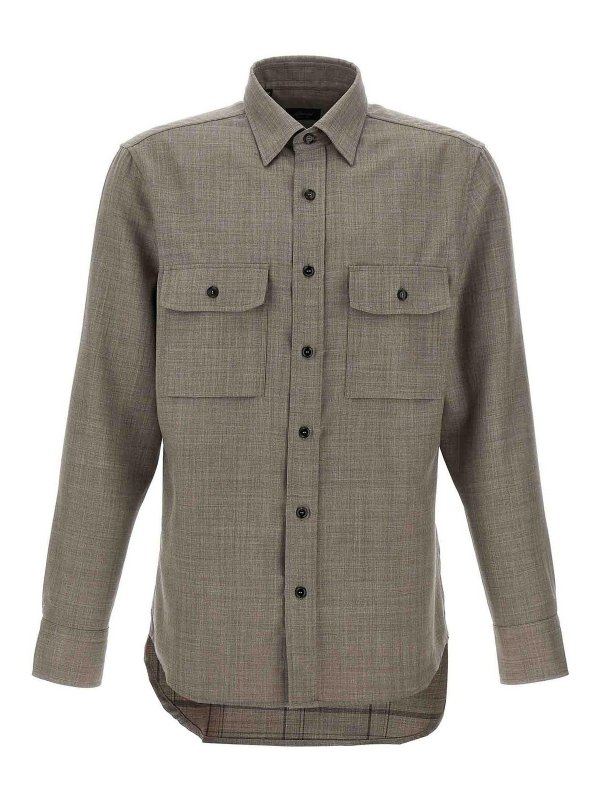 BRIONI: camicie - Camicia militare