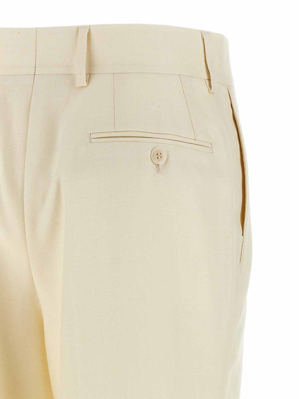 パンツ Brioni SS25 'Palinuro' pants (RPC30LPCA14 9200) Brioni Palinuro Pants - White - Women | RPC30LPCA149200