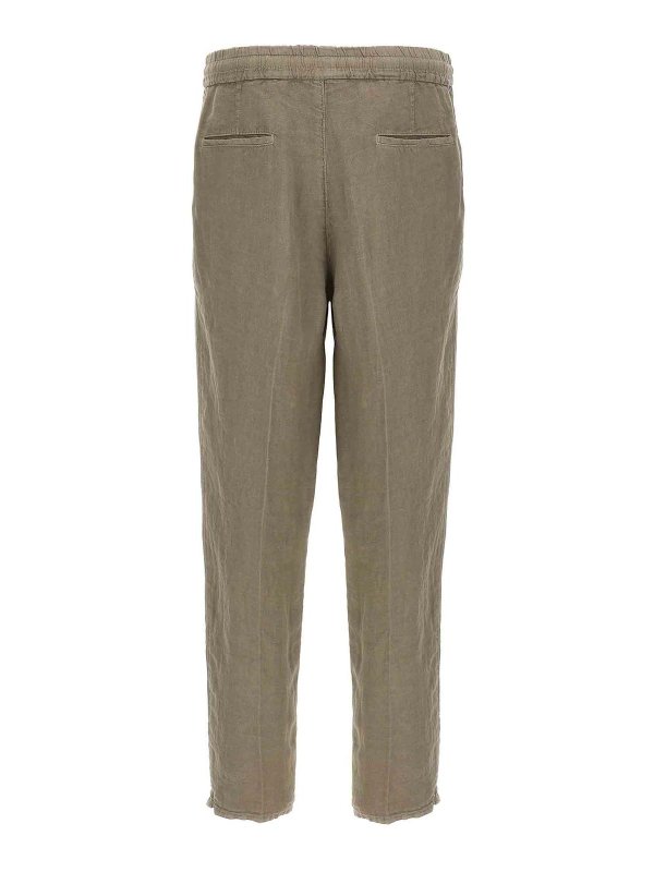 BRUNELLO CUCINELLI: Trousers Shorts online - Linen Trousers
