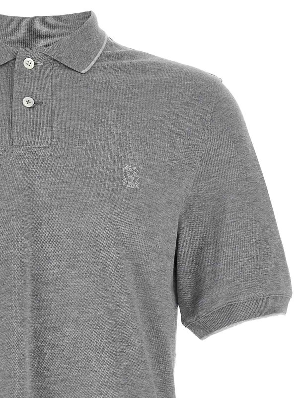 The Best Shops BRUNELLO CUCINELLI: Polos  - Polo - Gris