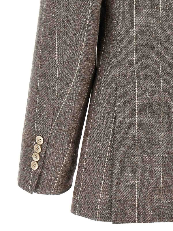 Blazer - Braun shop online: BRUNELLO CUCINELLI