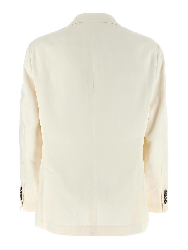 BRUNELLO CUCINELLI: Blazer online - Blazer - Blanco