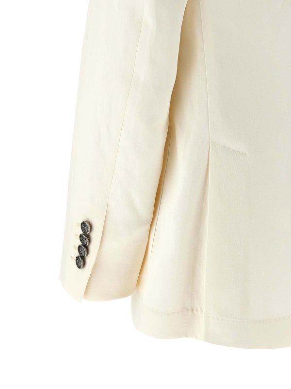 Blazer - Blanco shop online: BRUNELLO CUCINELLI
