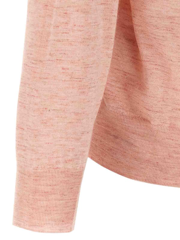 Pull Col Rond - Couleur Chair shop online: BRUNELLO CUCINELLI