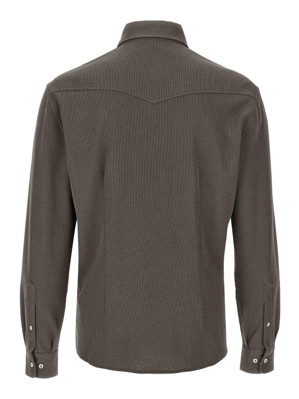 BRUNELLO CUCINELLI: Hemden online - Hemd - Braun