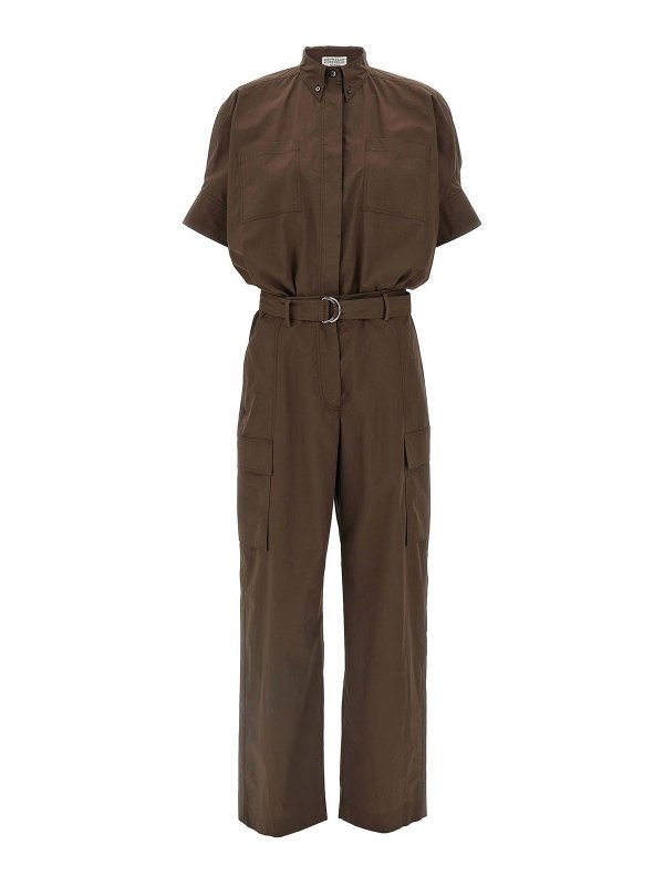BRUNELLO CUCINELLI: Costumes élégants - Tailleur - Marron