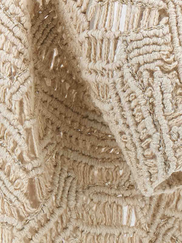Opera Dazzling Macram Cardigan shop online: BRUNELLO CUCINELLI