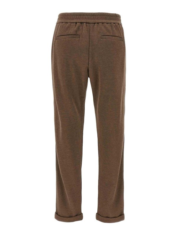 BRUNELLO CUCINELLI: tracksuit bottoms online - Monile Joggers