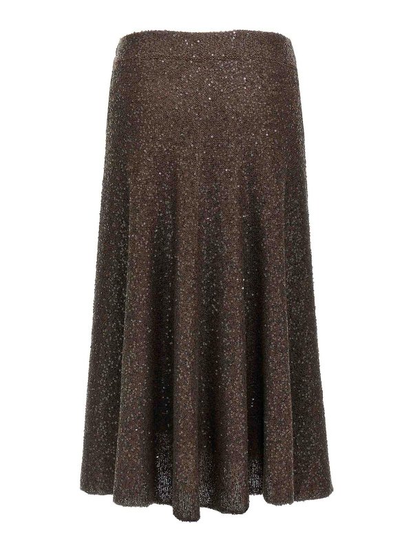 BRUNELLO CUCINELLI: Knee length skirts & Midi online - Texture Dazzling Skirt