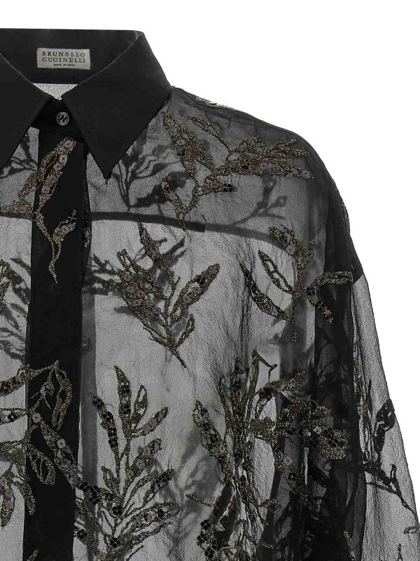 The Best Shops BRUNELLO CUCINELLI: Hemden - Hemd - Schwarz