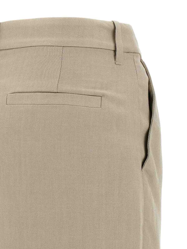 ミニスカート BRUNELLO CUCINELLI Women Mini Skirts MH126G3814C3095 Beige Brunello Cucinelli Wrap Skirt - Beige - Women | MH126G3814C3095
